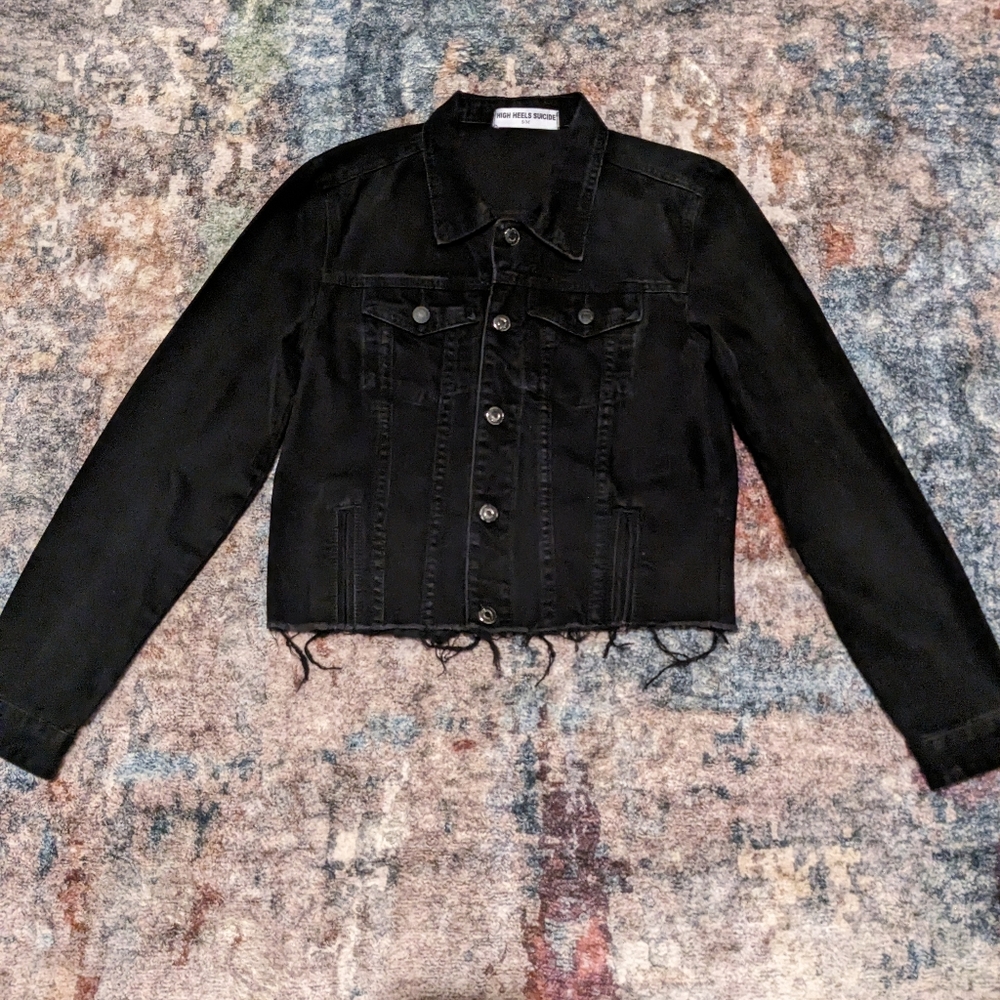 Jean jacket distressed - Picture 2 of 4